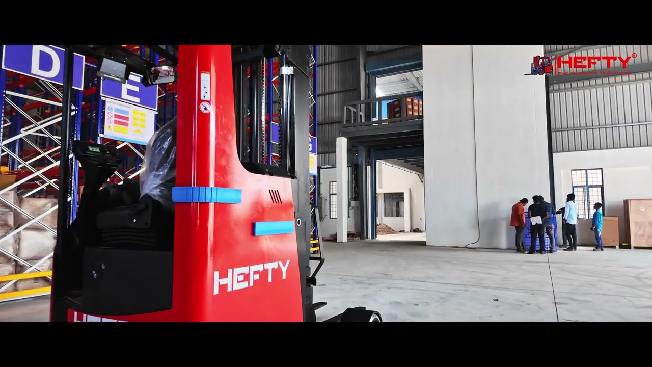 Hefty Lithium ion Reach truck