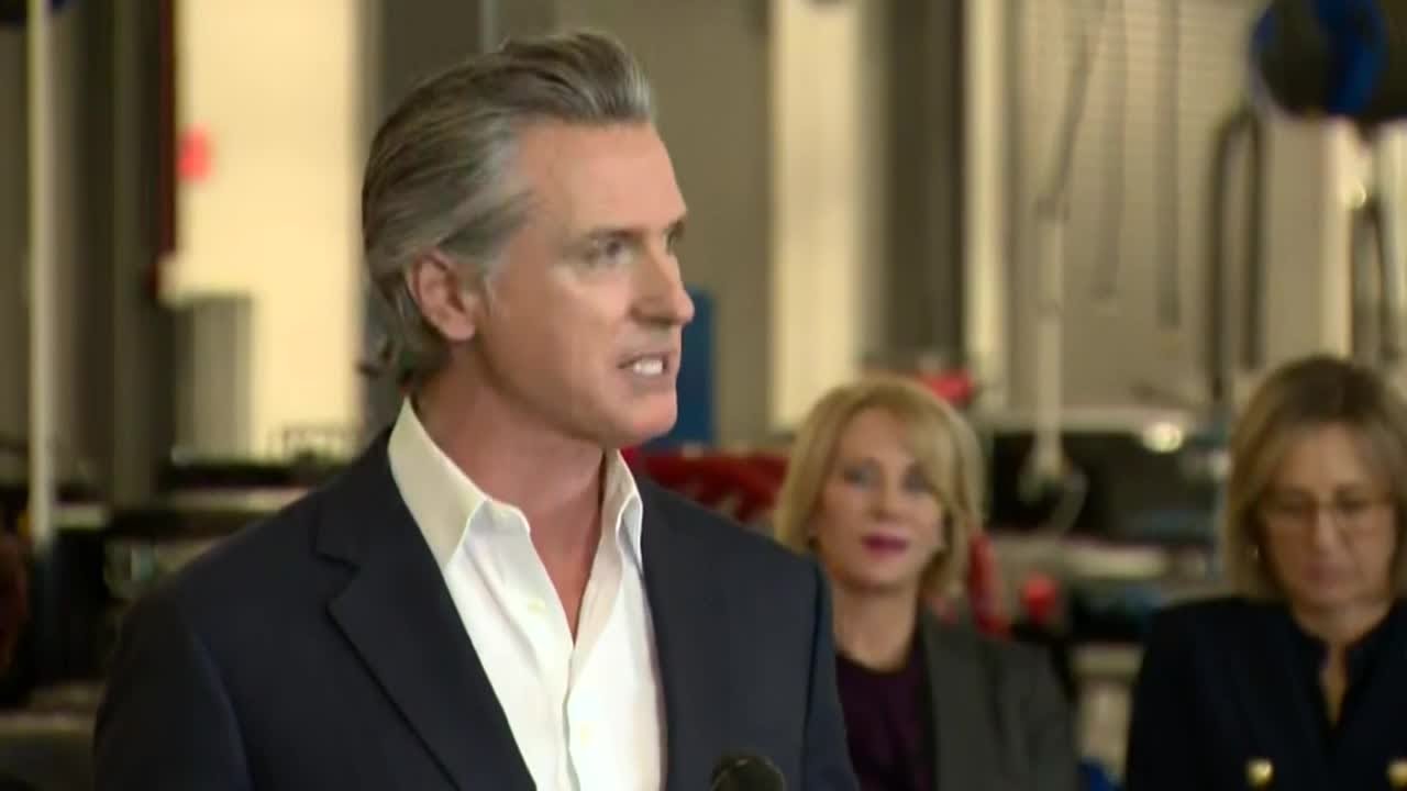 Gov. Newsom holds press conference in Fresno