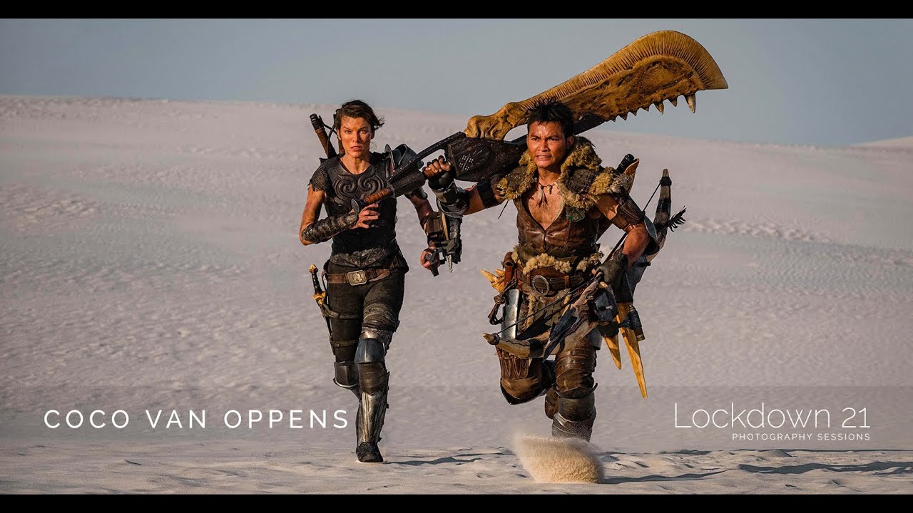 On set with Coco van Oppens - Feature film photographer