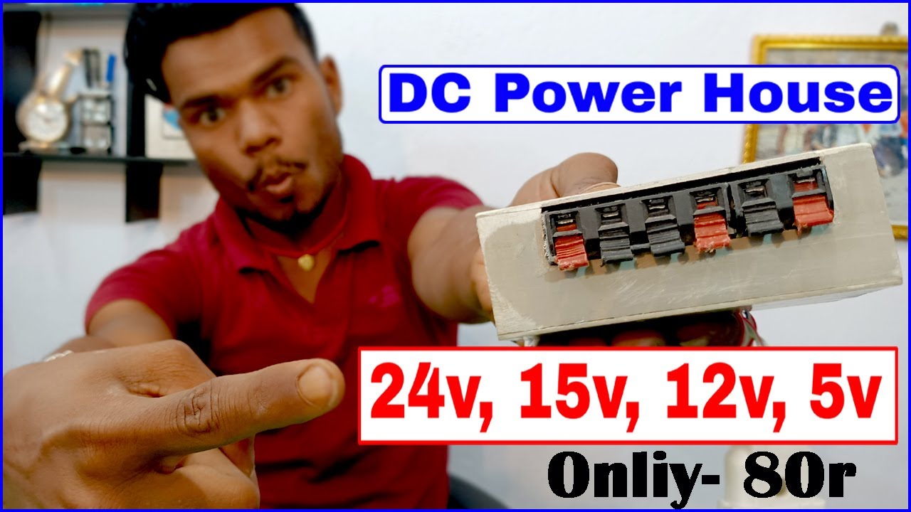 How To Make Charger 24v + 15v + 12v + 5v | 4 in 1 Charger Make | Dc Power House 5 To 24 volt