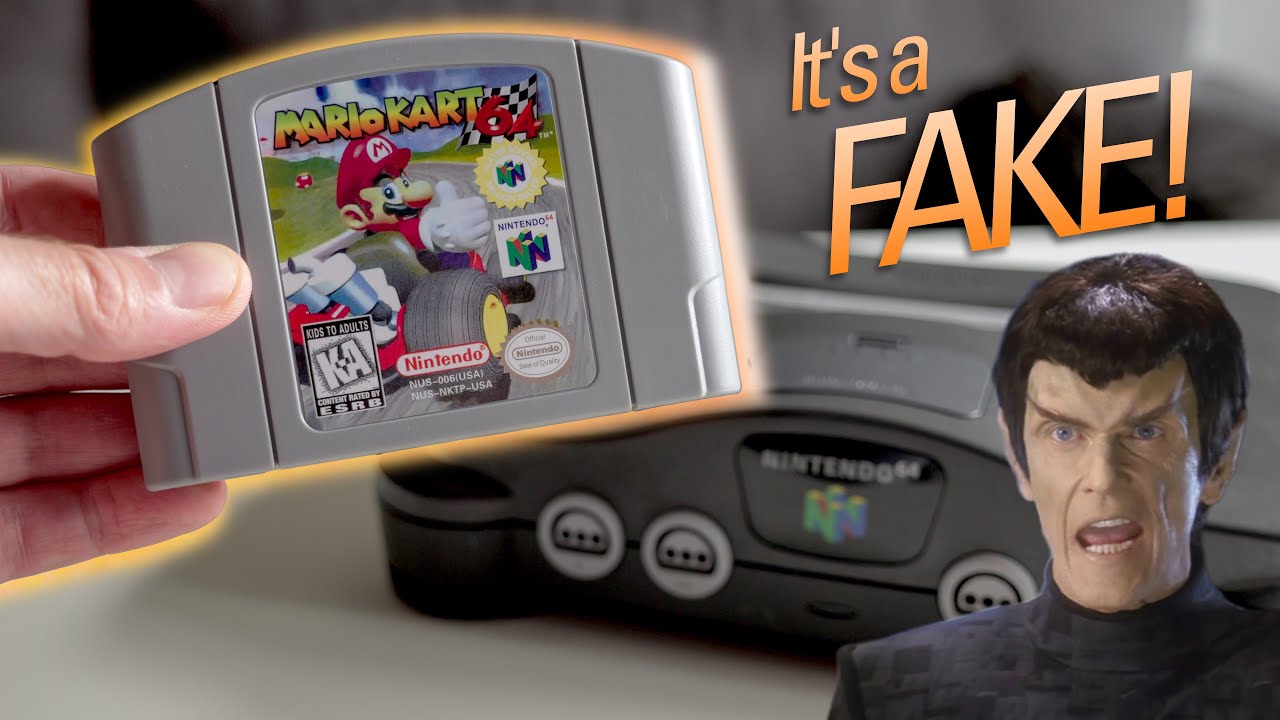Игры для N64, которые я купил, оказались ПОДДЕЛЬНЫМИ