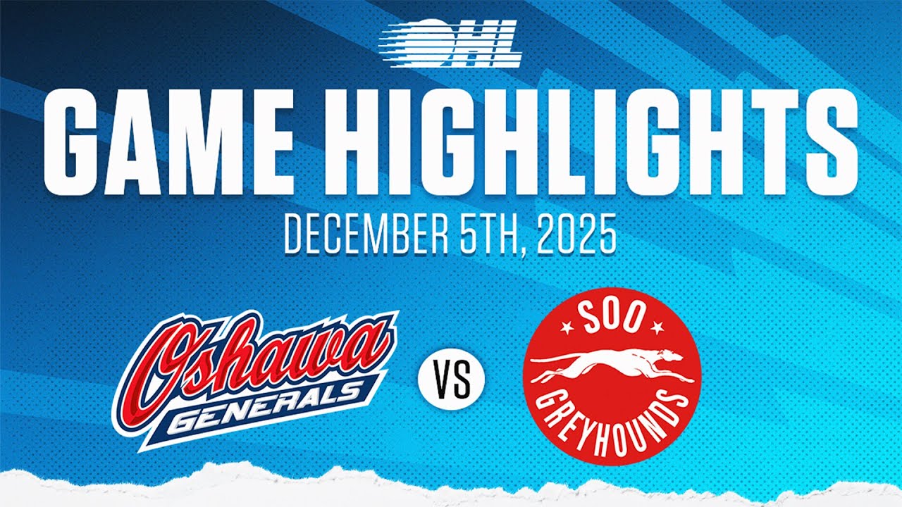 Najważniejsze momenty OHL: Oshawa Generals @ Soo Greyhounds, 5 grudnia 2025 r.