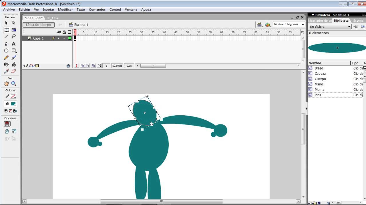 FlashG - Creacion y Animacion de Personajes Macromedia Flash 8