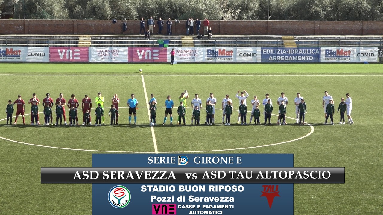HIGHLIGHTS Seravezza  - Tau Altopascio 0 -0  Serie D girone E