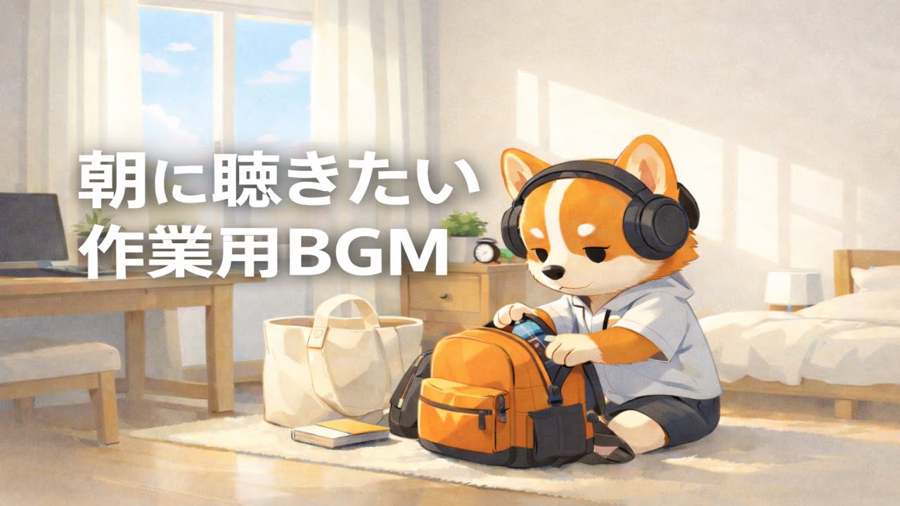 【朝に聴きたい 作業用BGM】｜1時間 ｜朝の準備