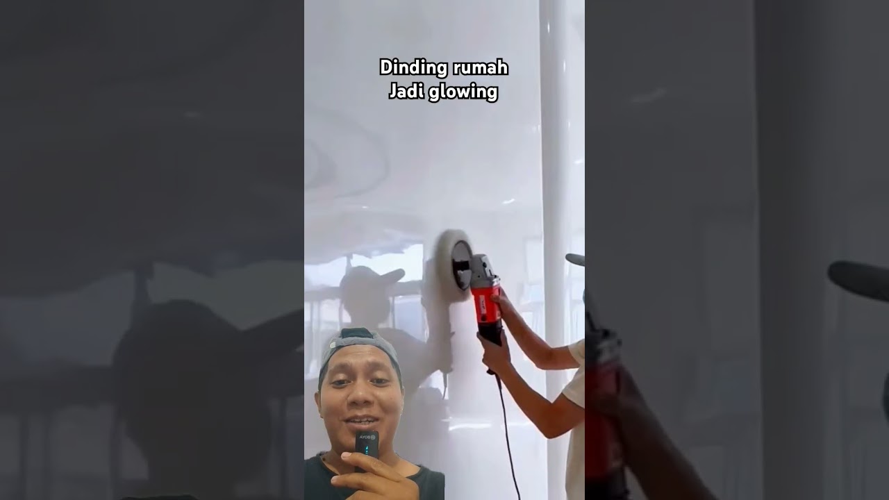 Cara cat dinding rumah jadi glowing estetik #short #catdinding