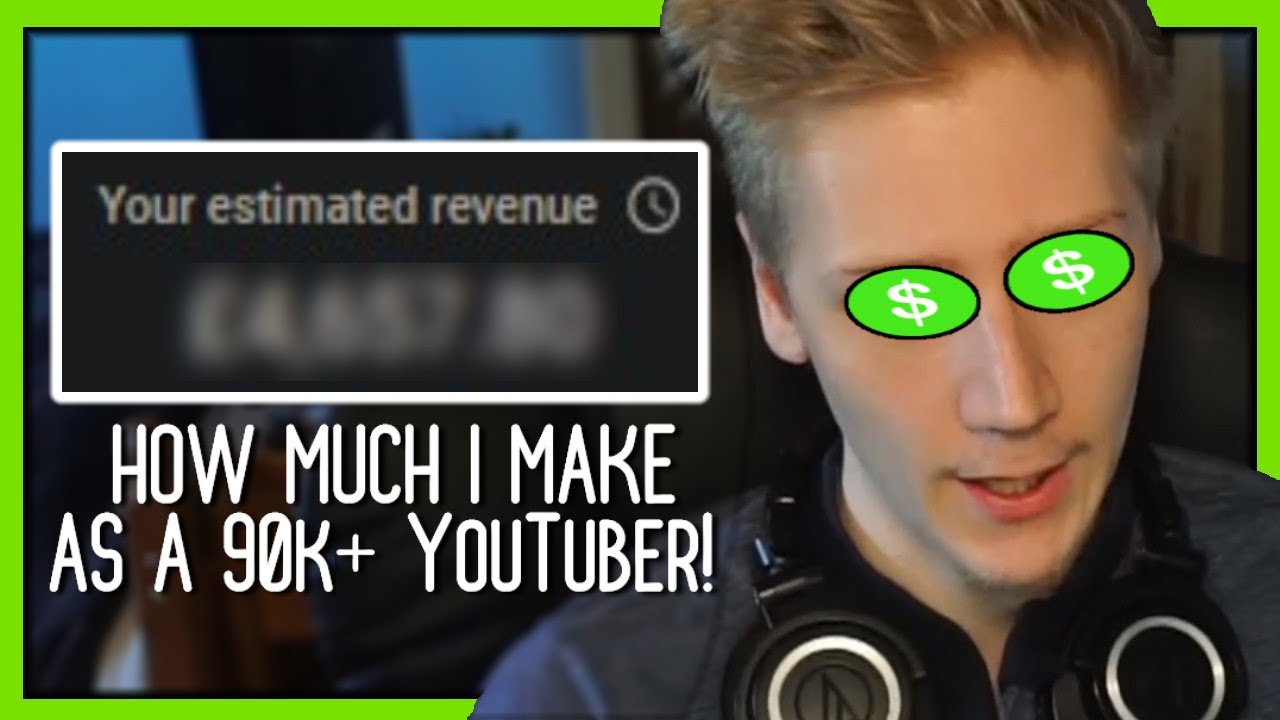 How Much $$$ I Make As A 90k Subs Full-Time YouTuber!