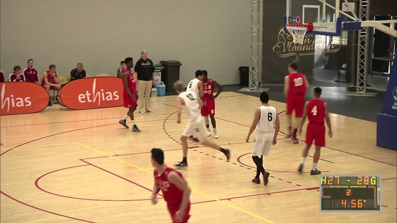 Finale Beker van Vlaanderen U18 jongens: POAG vs BC Telenet Oostende