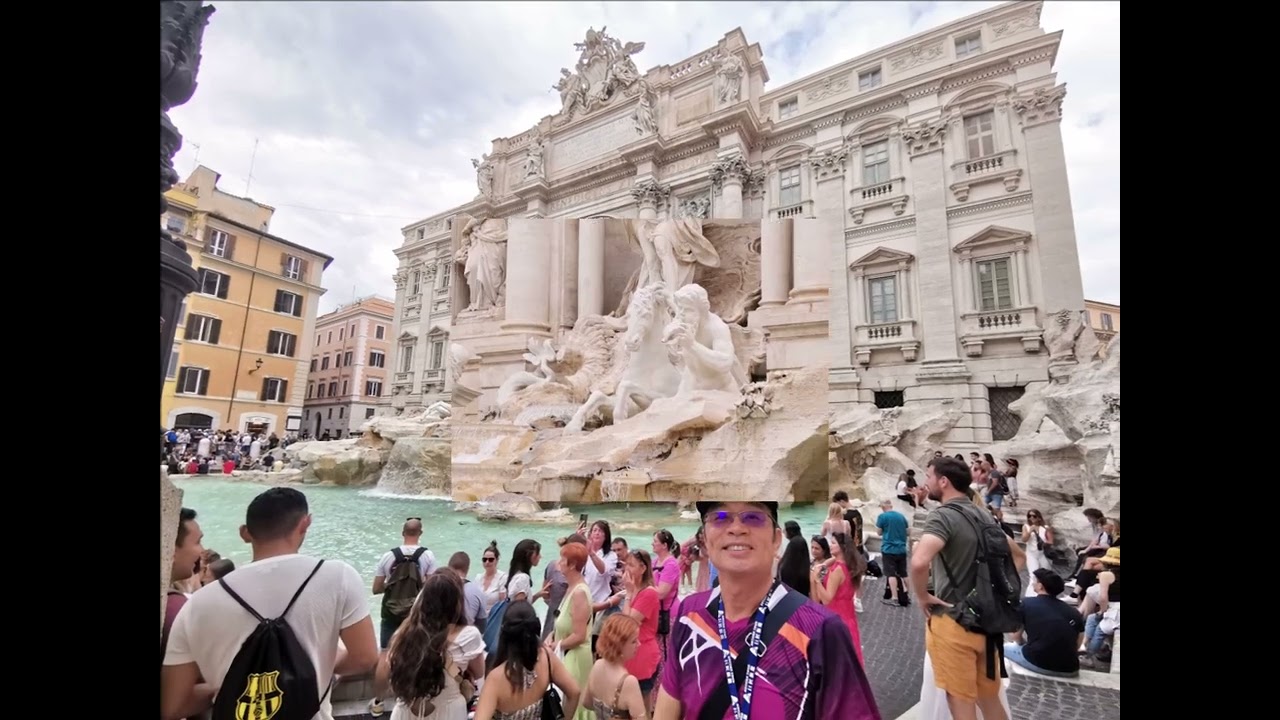 FRANK-WU 有良心  1120916 義 02 羅馬假期 許願池心靈活水「特萊維噴泉Fontana di Trevi」 西班牙廣場 四河噴泉
