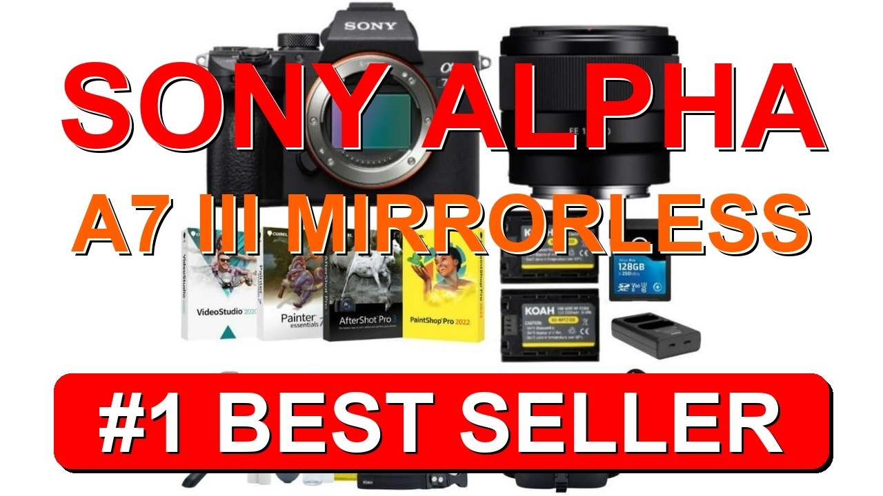 Sony Alpha a7 III Mirrorless Digital Camera Bundle with FE 50mm f 1.8 - B089GXMMH2