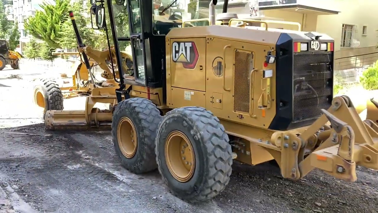 Cat 140 GC GREYDER ASFALT KAZIMA SONRASI TEMİZLİK