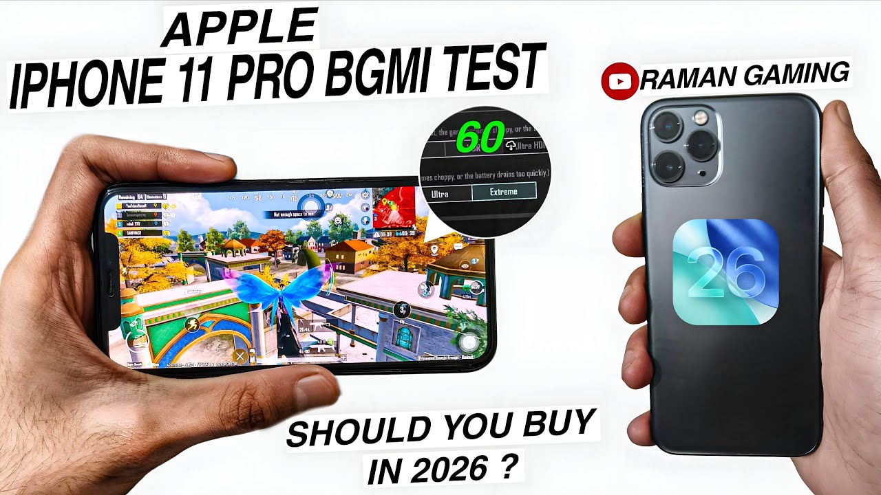 Apple IPhone 11 Pro - 60 FPS BGMI Test After IOS 26 - Best Phone Under ₹16000🔥