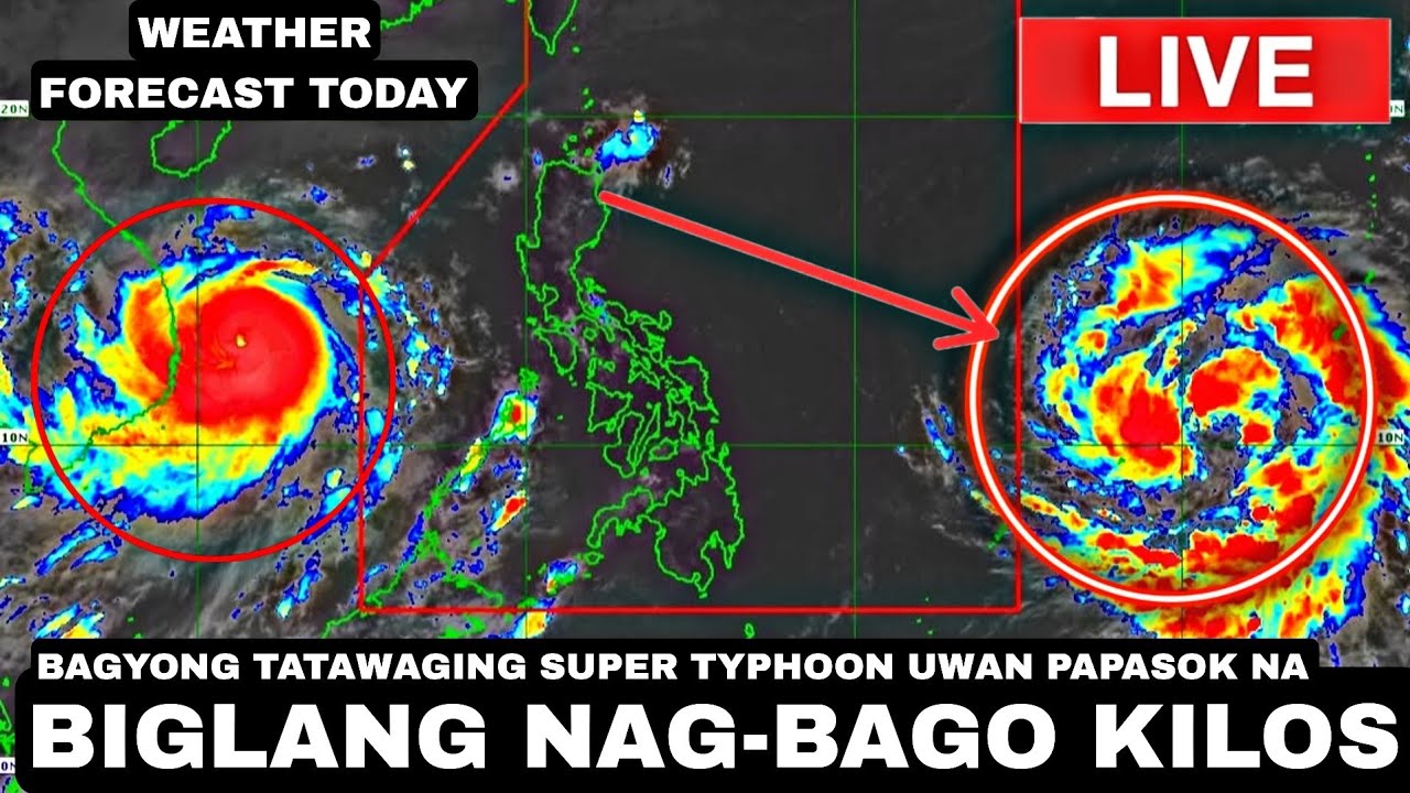 NARARAMDAMAN NA! Bagyong LALAKAS sa SUPER TYPHOON NARARAMDAMAN Na sa LUZON! (SUPER TYPHOON UWAN)