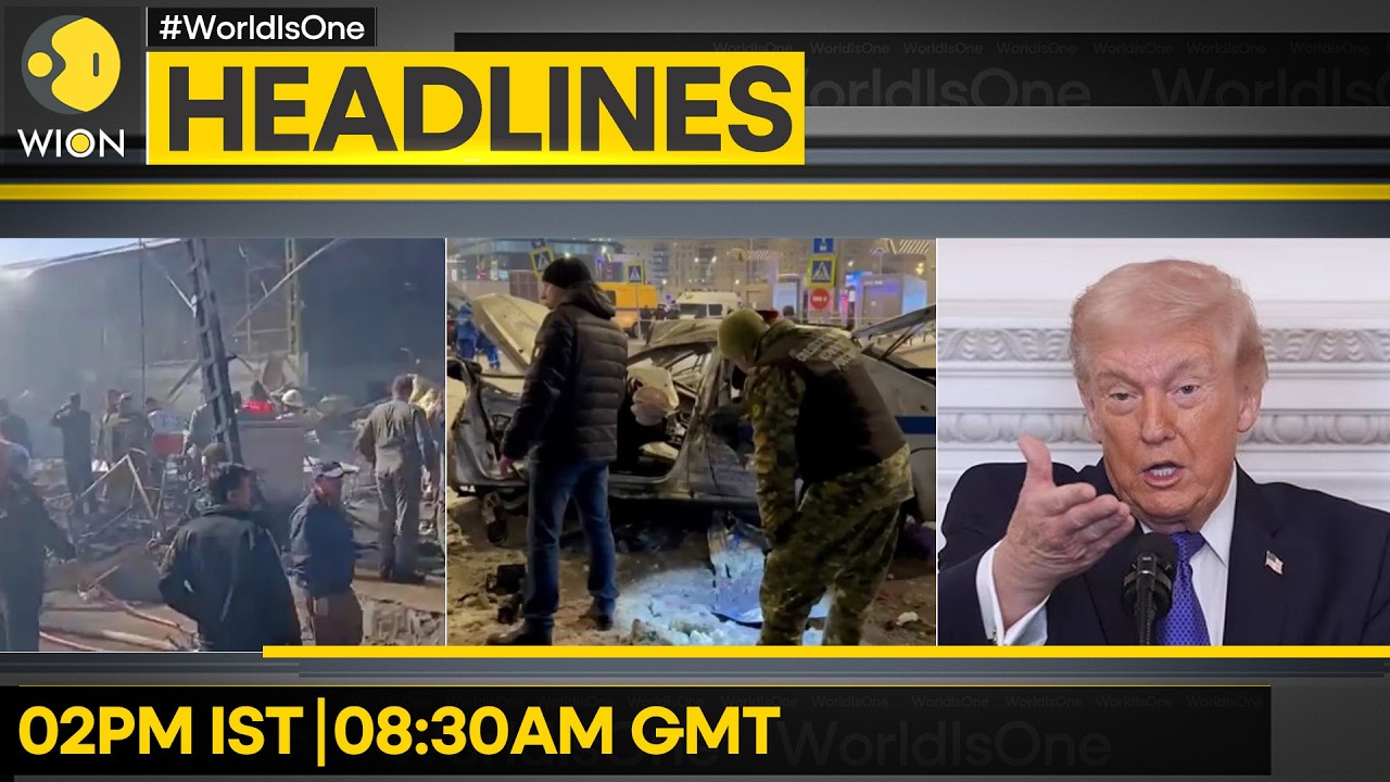 Moscow: Blast Outside Moscow Railway Station | Macron: War Triple Failure for Russia| HEADLINES