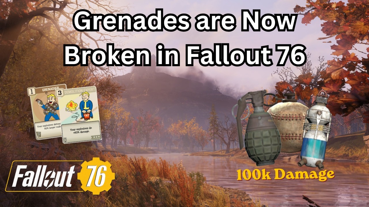 Grenades are Now BROKEN (100k Damage) in Fallout 76