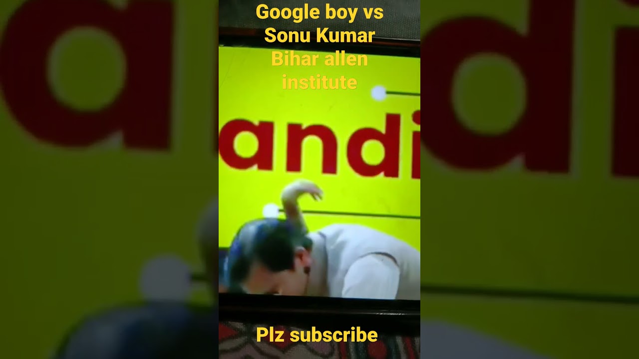 Google boy Sonu Kumar Allen institute