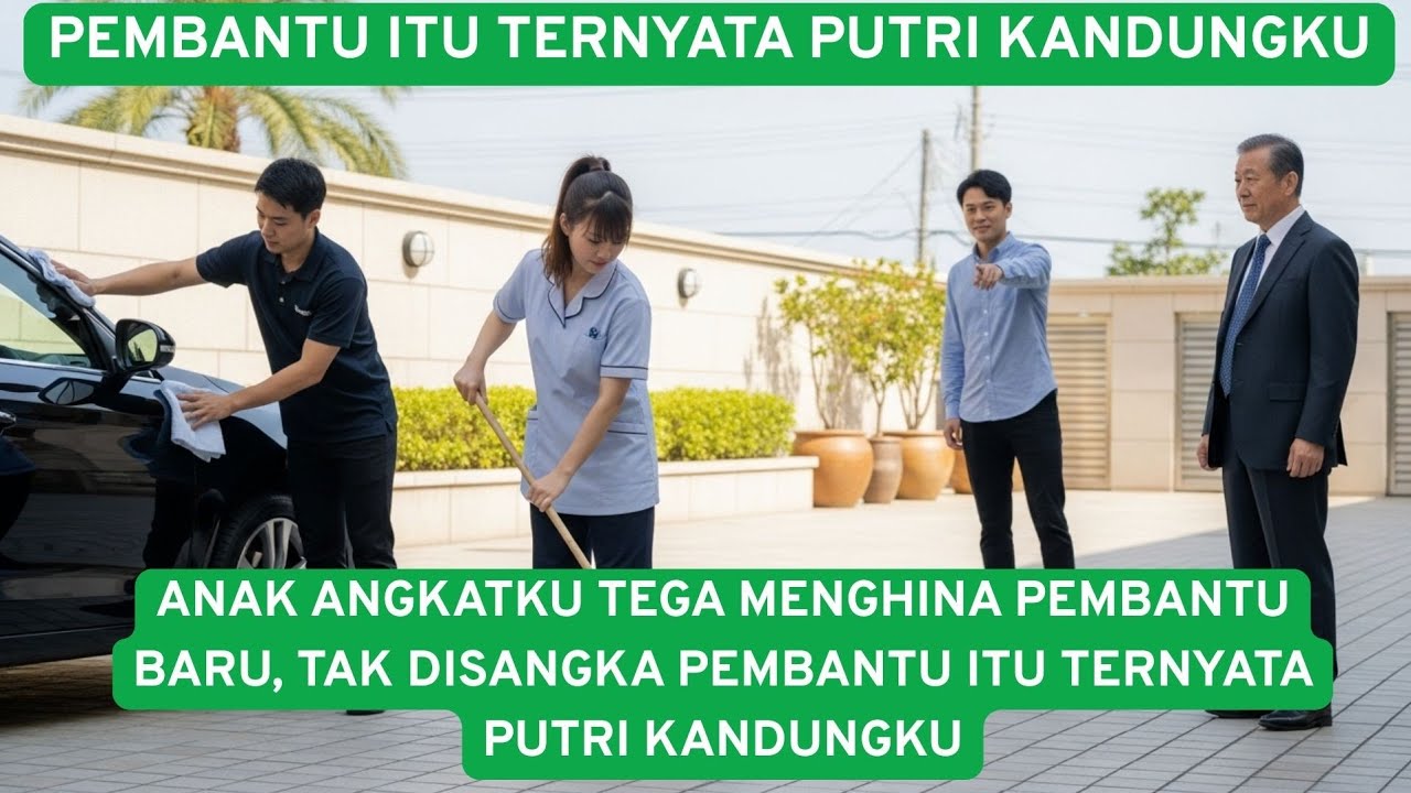 ANAK ANGKATKU TEGA MENGHINA PEMBANTU BARU, TAK DISANGKA PEMBANTU ITU TERNYATA PUTRI KANDUNGKU