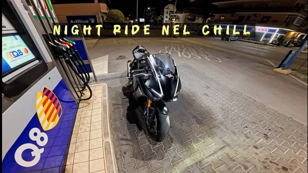 RELAX NIGHT RIDE - YAMAHA R1 - (CHILL JAPANESE SONG) 👺 ⛩️