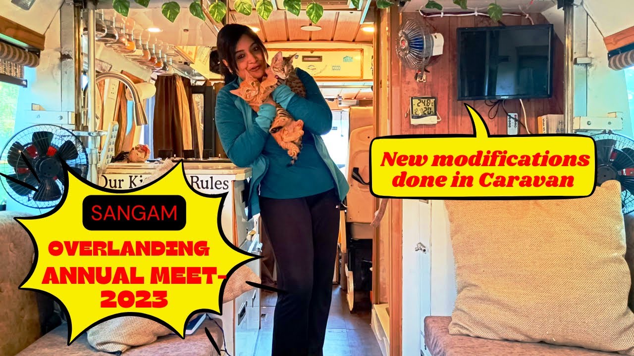 Ep 1  NEW MODIFICATION DONE IN VAN - SANGAM 2023- 2024 - MADHYAPRADESH CALLING #campervan #vanlife