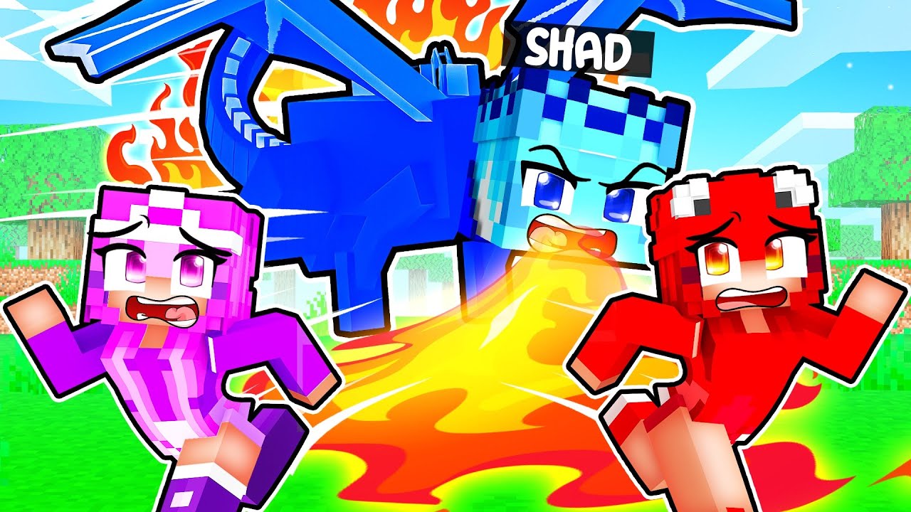 I Pretended to be A DRAGON to TROLL GIRLS in Minecraft...