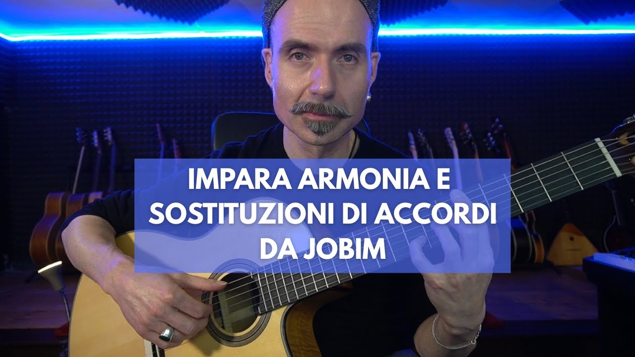Impara l'armonia avanzata e le sostituzioni di accordi da Jobim.
