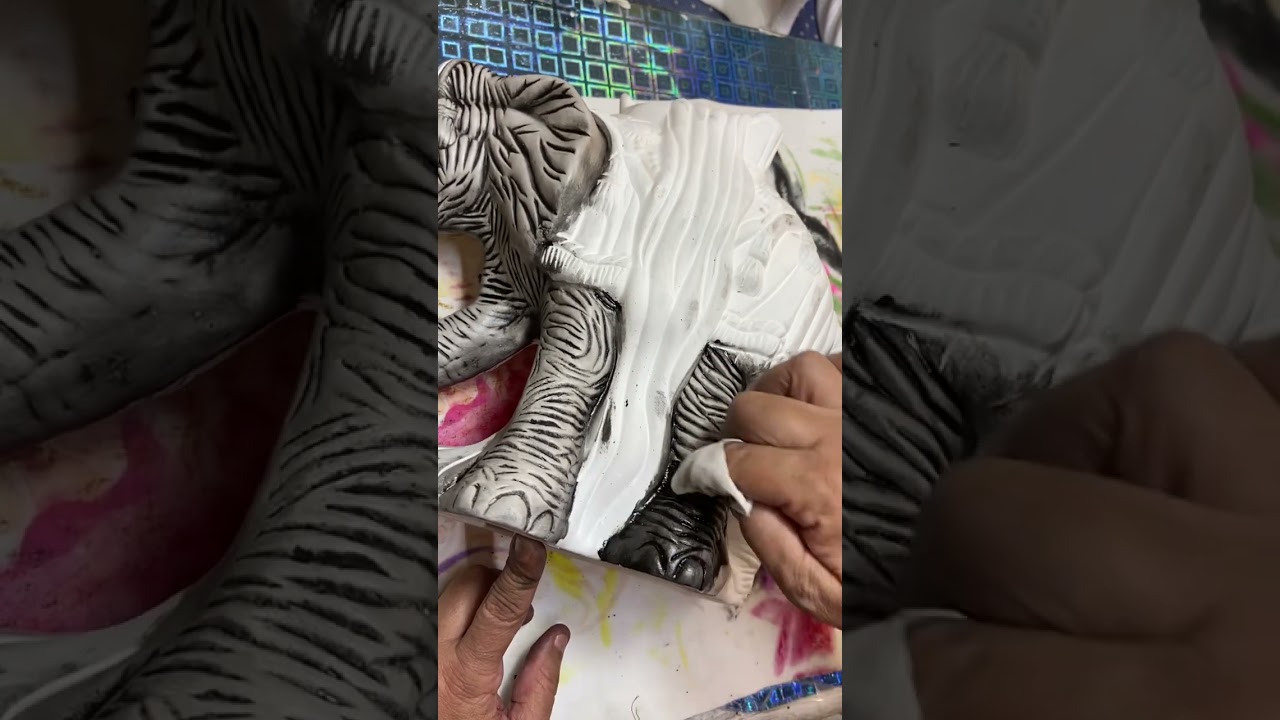 Cerámica técnica : PATINA CON ÓLEO por Miss Dorylu