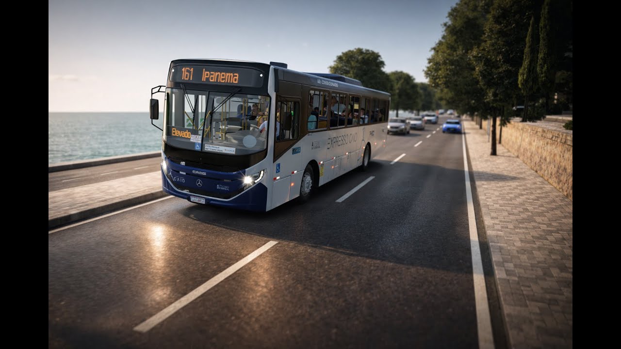 Proton Bus | Fazendo a linha 161 com o Vip V da Expresso Caio