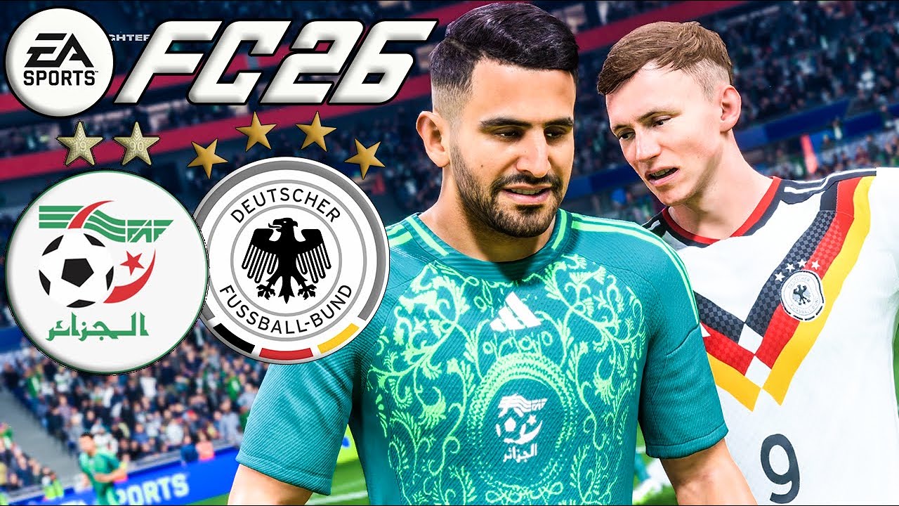Algérie vs Allemagne | Coupe du Monde 2026 | Gameplay Réaliste | Difficulté Légendaire | FC 26