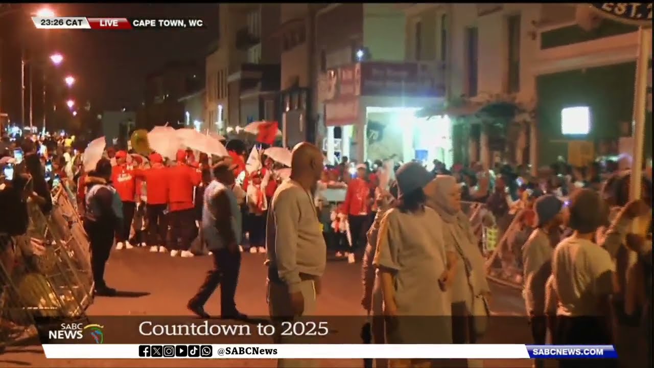 Cape Malay Choir New Year's Eve parade under way