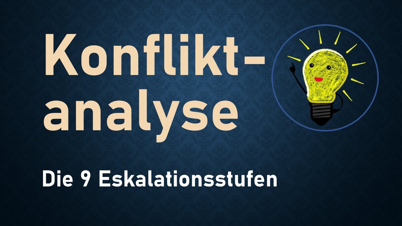 Die 9 Eskalationsstufen nach Friedrich Glasl – Konfliktanalyse