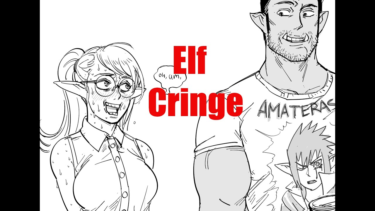 Weeabo Elf Cringe (Baalbuddy Comic Dub)