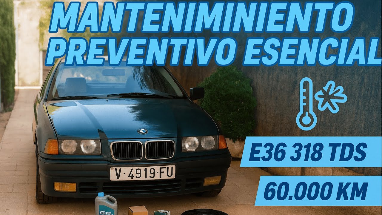 Bomba de agua, termostato y demás. BMW E36 318 TDS con 60.000KM