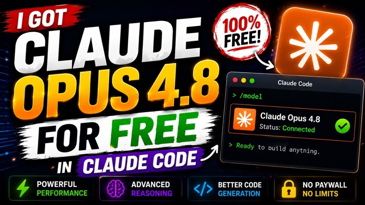 FREE CLAUDE CODE $200 CREDITS OPUS 5, GPT SOL 5.6 OPUS 4.8 CLAUDE CREDITS FREE FREE AI API KEY