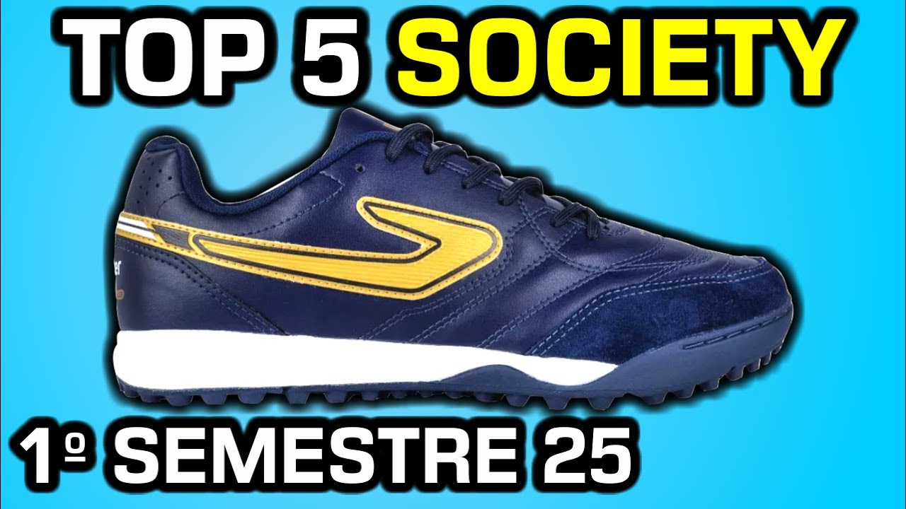 TOP 5 melhores chuteiras SOCIETY de 2025 (1º SEMESTRE) - Canal Camisas e Chuteiras