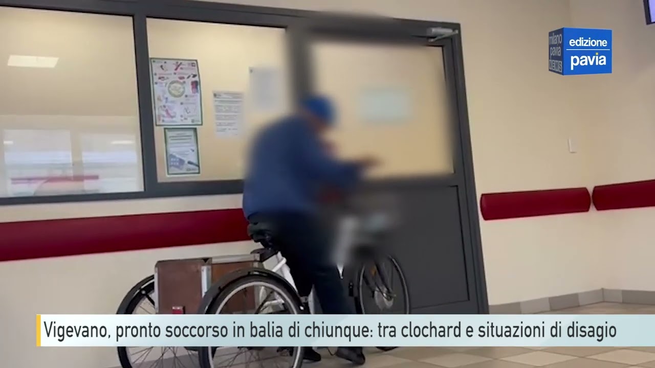 Vigevano, pronto soccorso in balia di chiunque: il video-denuncia di un telespettatore
