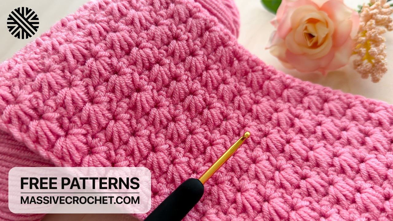 VERY EASY Crochet Pattern for Beginners!⚡️Crochet Stitch for Baby Blanket & Bag