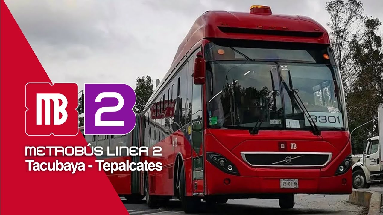 Metrobús CDMX - Línea 2 - De Tacubaya a Tepalcates. - RECORRIDO COMPLETO