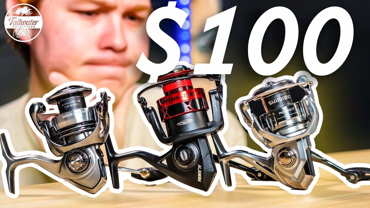 Лучшая спиннинговая катушка за 100 долларов в 2024 году | Nasci VS Exceler LT VS Fierce IV