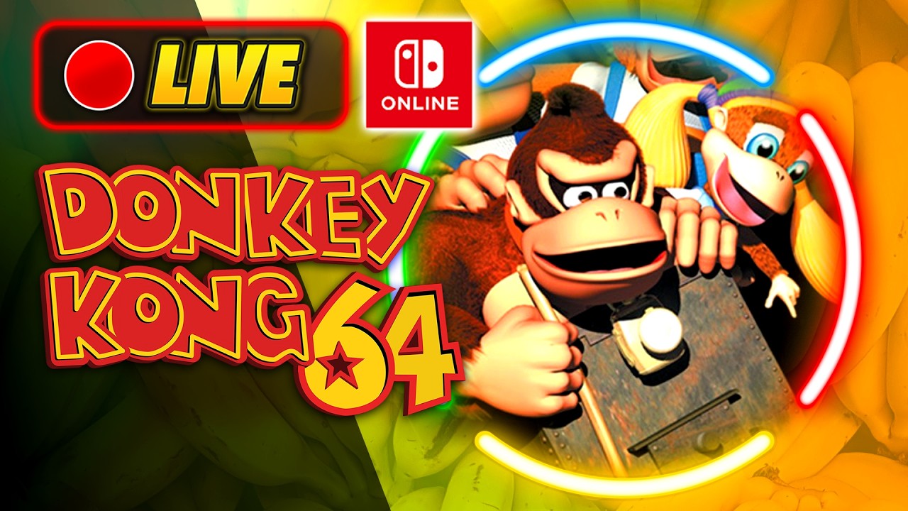Donkey Kong 64 is OUT NOW on Switch NSO! - Livestream