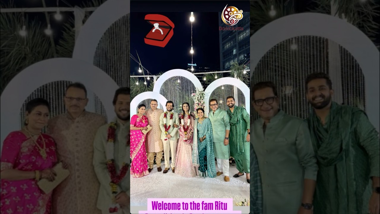 प्रसाद ओक कुटुंबात आनंदाची बातमी 💛 Engagement Moments