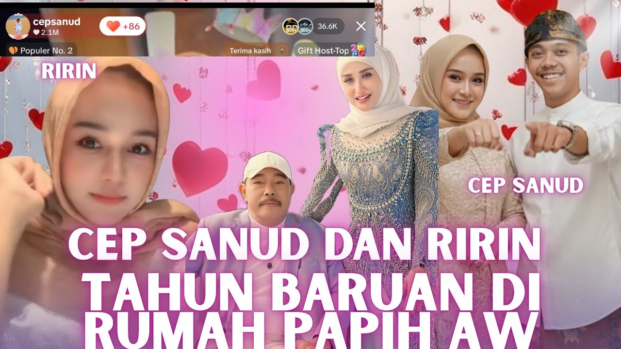CEP SANUD DAN RIRIN TAHUN BARUAN DI RUMAH PAPIH AW 