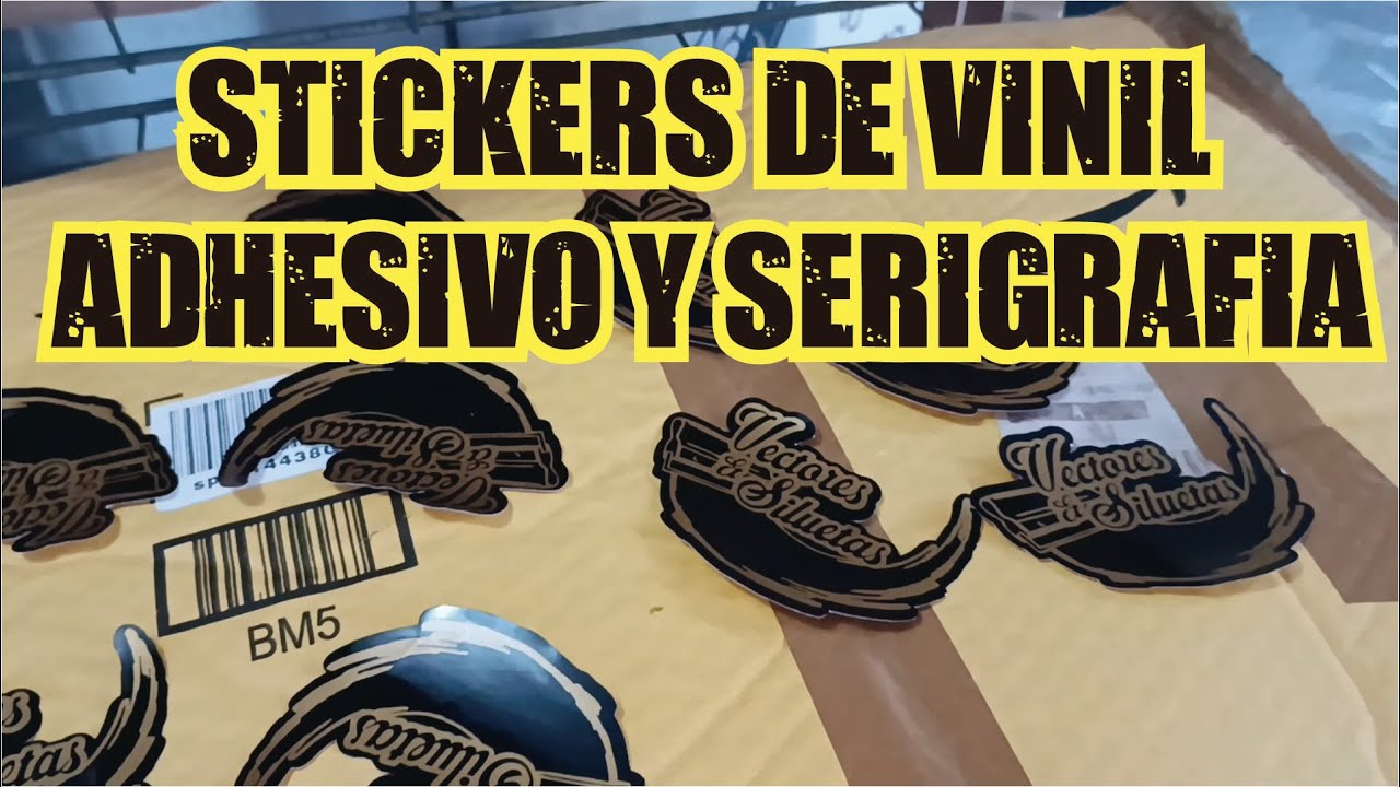Stickers de vinil adhesivo y serigrafia