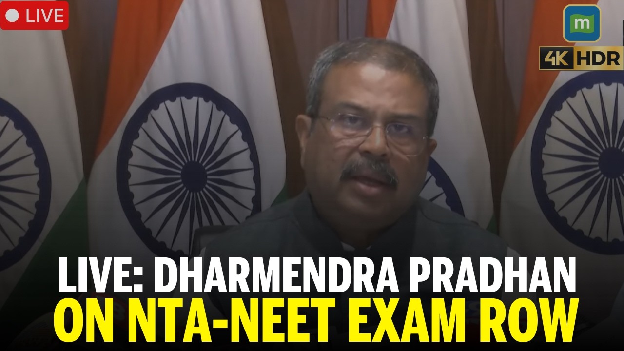 NTA EXAM LIVE: Dharmendra Pradhan holds press conference on NEET UG 2026 Re-Exam Row | Breaking News