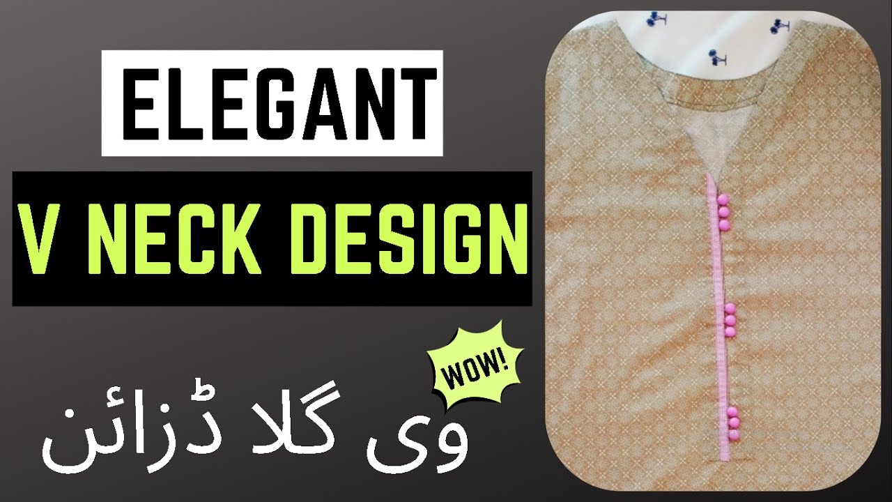 V Neck Design | Trendy Neckline Ideas | Fashionable Neck Patterns | V Gala Banane ka Tarika