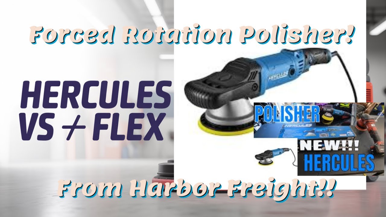 Forced Rotation Dual Action Polisher You Can Buy Locally: Hercules From Harbor Freight!!