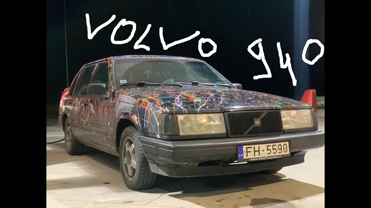 Купил зимний корч. Дрифт на Volvo 940.