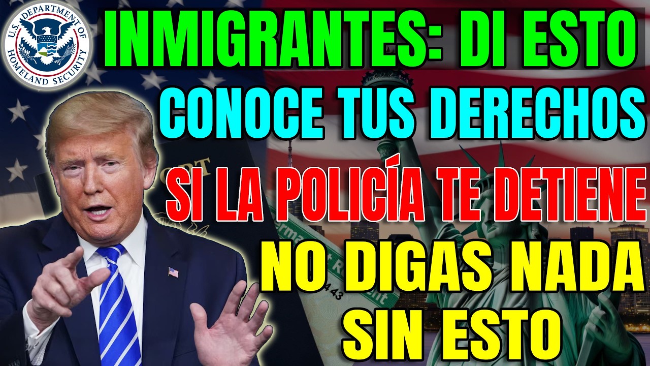 ¿TRAMPA POLICIAL? Si la Policía te Pregunta de Dónde Vienes - di ESTO (Derechos de los Inmigrantes)