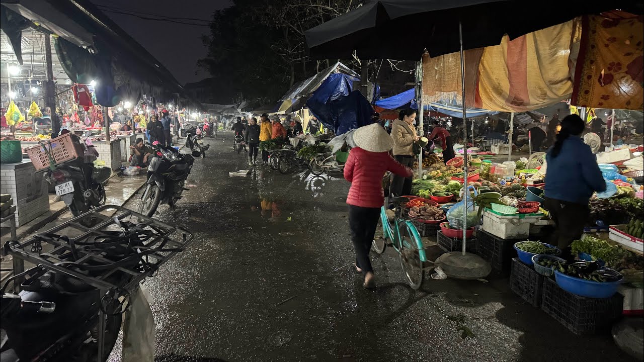 ตลาดเวียดนาม🇻🇳เมืองเหิงเซินผู้คนอัธยาศัยดีมาก ￼l เขยลาว🇹🇭🇻🇳