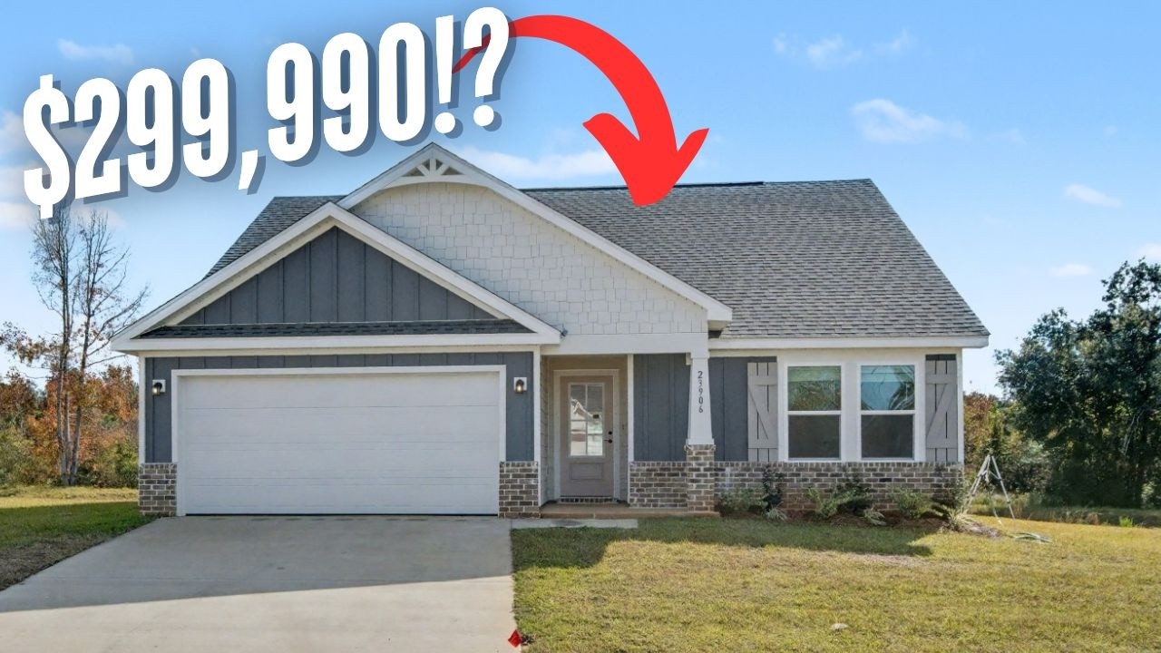 Внутри нового дома за 299 тысяч долларов всего в 25 минутах от Галф-Шорс и Орандж-Бич | Сэнди-Оук...