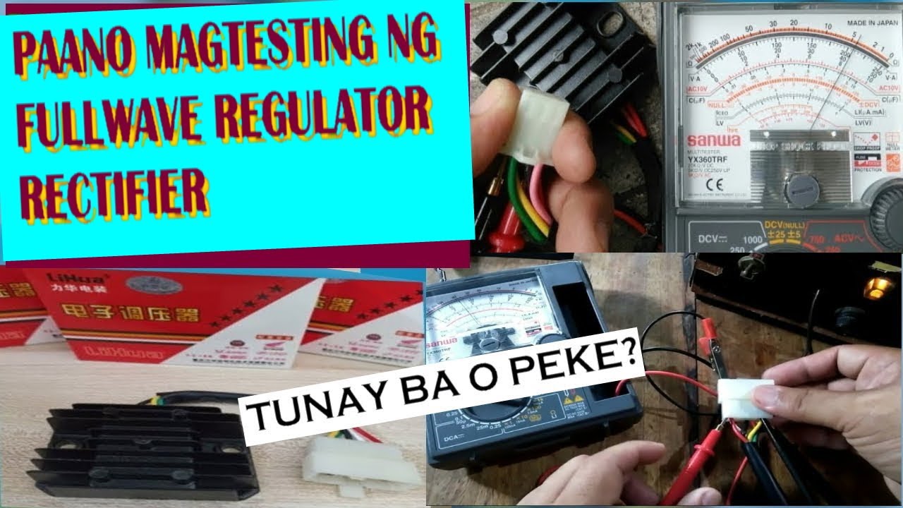 PAANO MAGTESTING NG FULLWAVE REGUALTOR RECTIFIER. FAKE OR LEGIT I Do-It-Yourself Vise MotoVlog